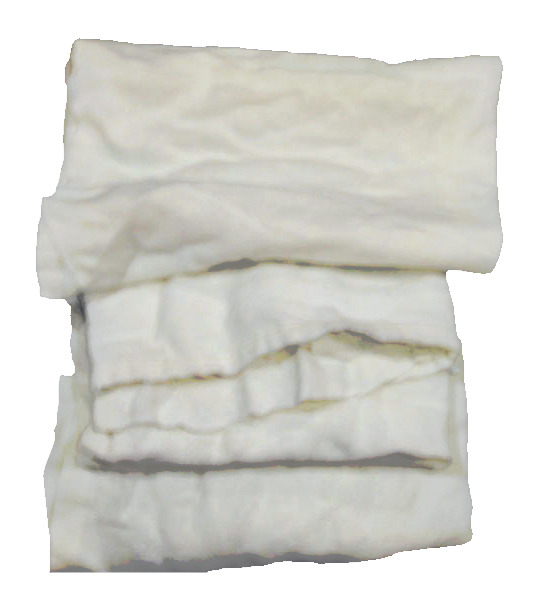 Star White Sweatshirt Rags 25 LB/box